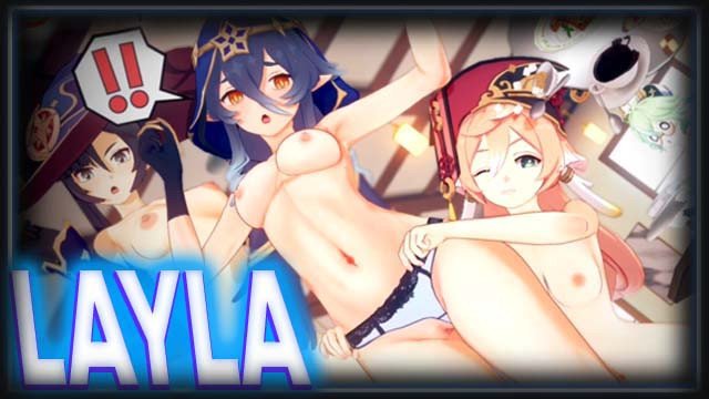 Genshin Impact ➤ Layla🗸 Cute Hentai Sex  R34 Rule34 JOI Porn Lazy Student  Anime Girl
