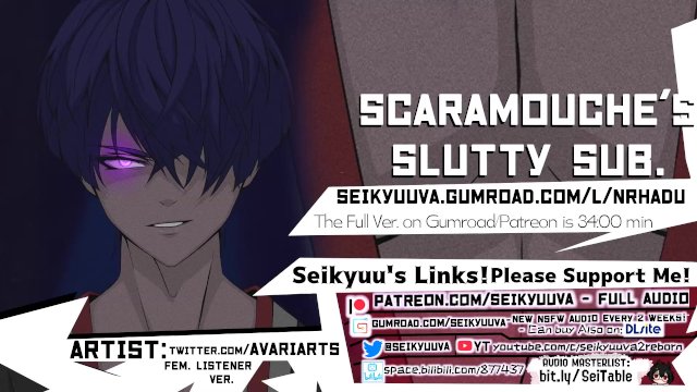 GENSHIN IMPACT - Scaramouche's SLUTTY Subordinate! FEM. LISTENER! Art: @Avariarts