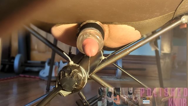 (Loud Moaning) Milking Table Empties My Balls After 2 Days Edging(Amazon Position)