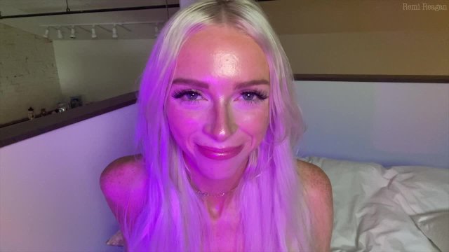 POV Relaxing BJ From Your Cute Blonde Girlfriend - Remi Reagan