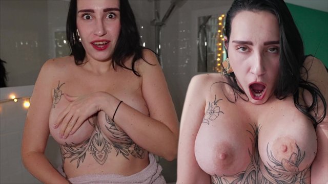 Stepson on Busty Step Mom instead God of War cause of Tattoo / Kisscat.xyz