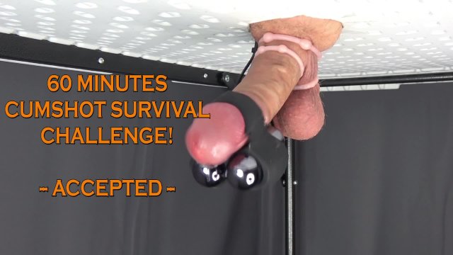60 MINUTES CUMSHOT SURVIVAL CHALLENGE - MILKING GLORYHOLE TABLE