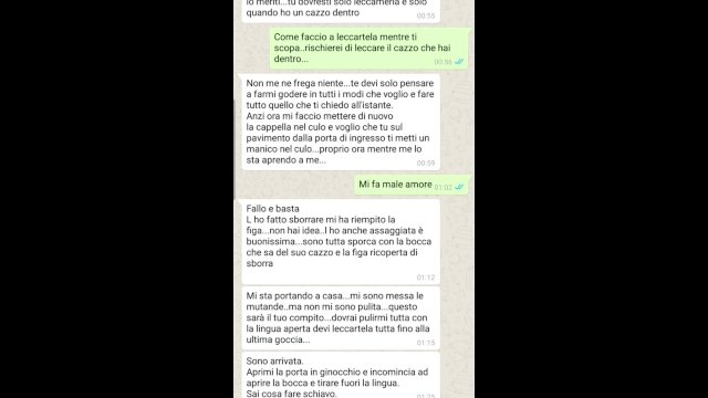 Moglie in giro per l'anniversario! Marito cornuto prepara la cena