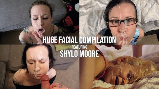 HUGE FACIALS Compilation Featuring Shylo Moore