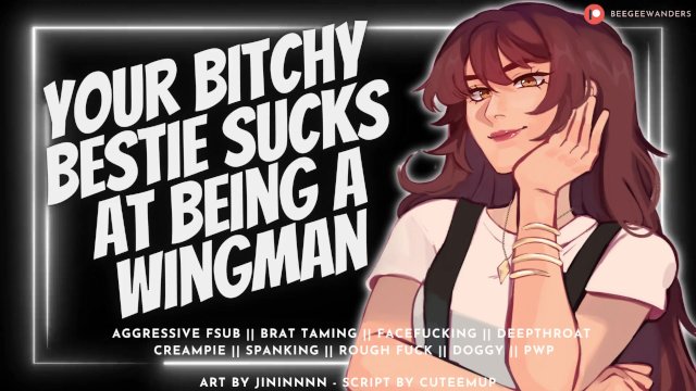 Face Fucking & Prone Boning Your Bitchy Bestie on Her Kitchen Floor  Audio Roleplay