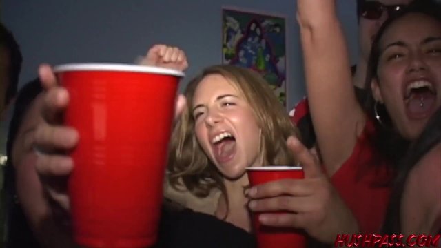 Jenny and Friends Tear It Up At The PzY Frat Party